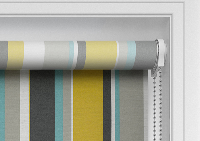 Riviera Stripe, Chartreuse - Twist&Fit Roller Blind - Image 11